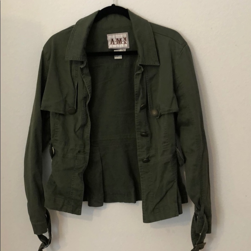 Army green jacket